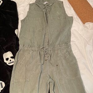 Young Fabulous & Broke Olive Jumpsuit